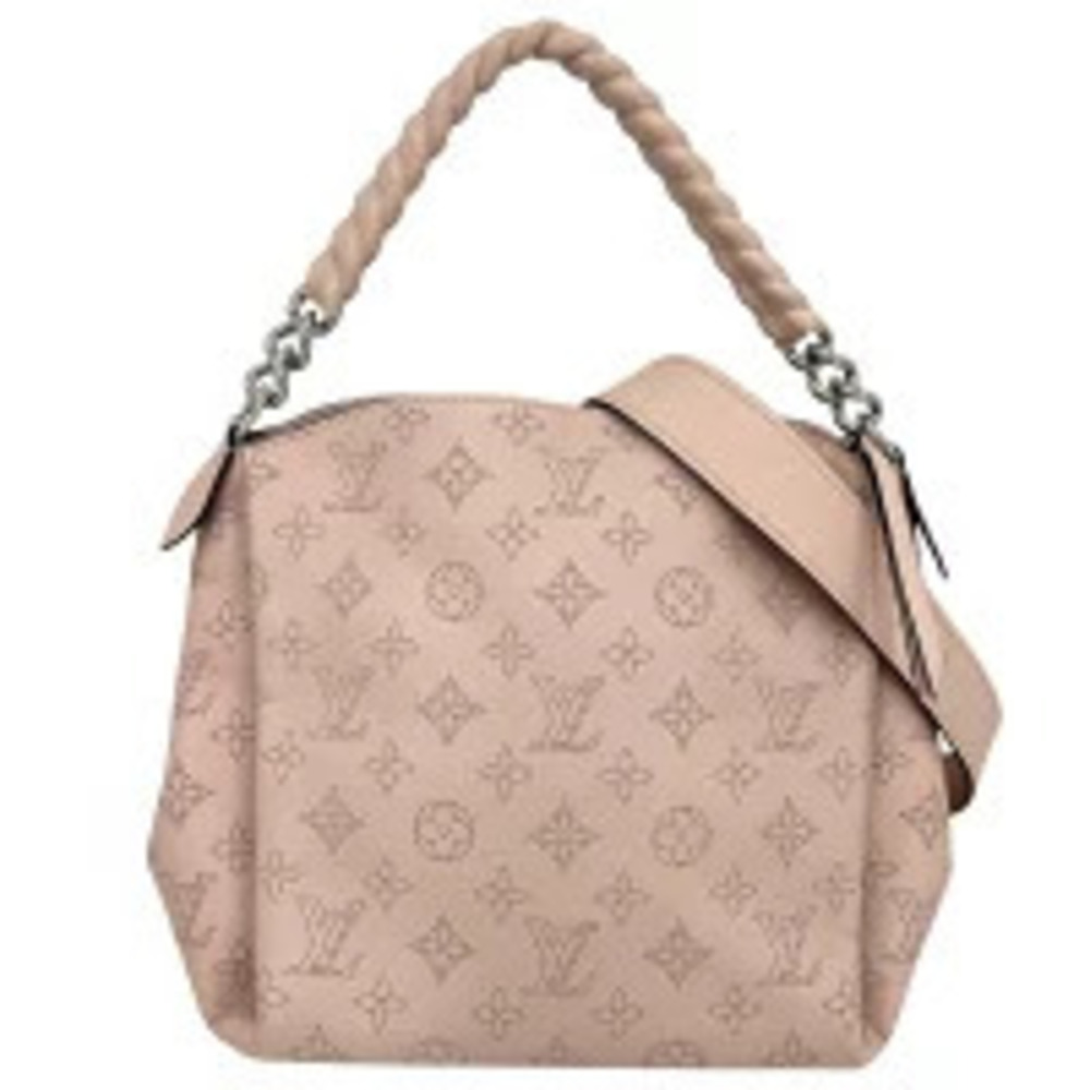 Louis Vuitton Mahina Babylon Chain Handbag Shoulder Bag Crossbody Pink Magnolia